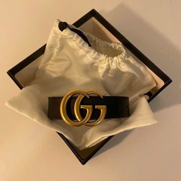 Gucci Marmont wide leather belt womens - Picture 1 of 7